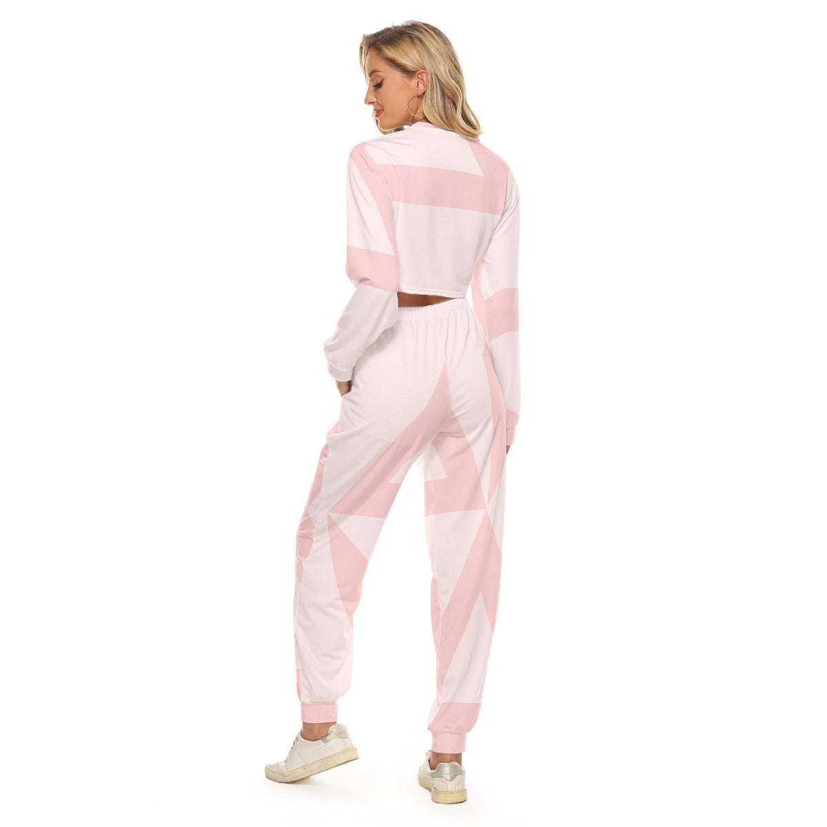 Women's Crop Sweatshirt Suit