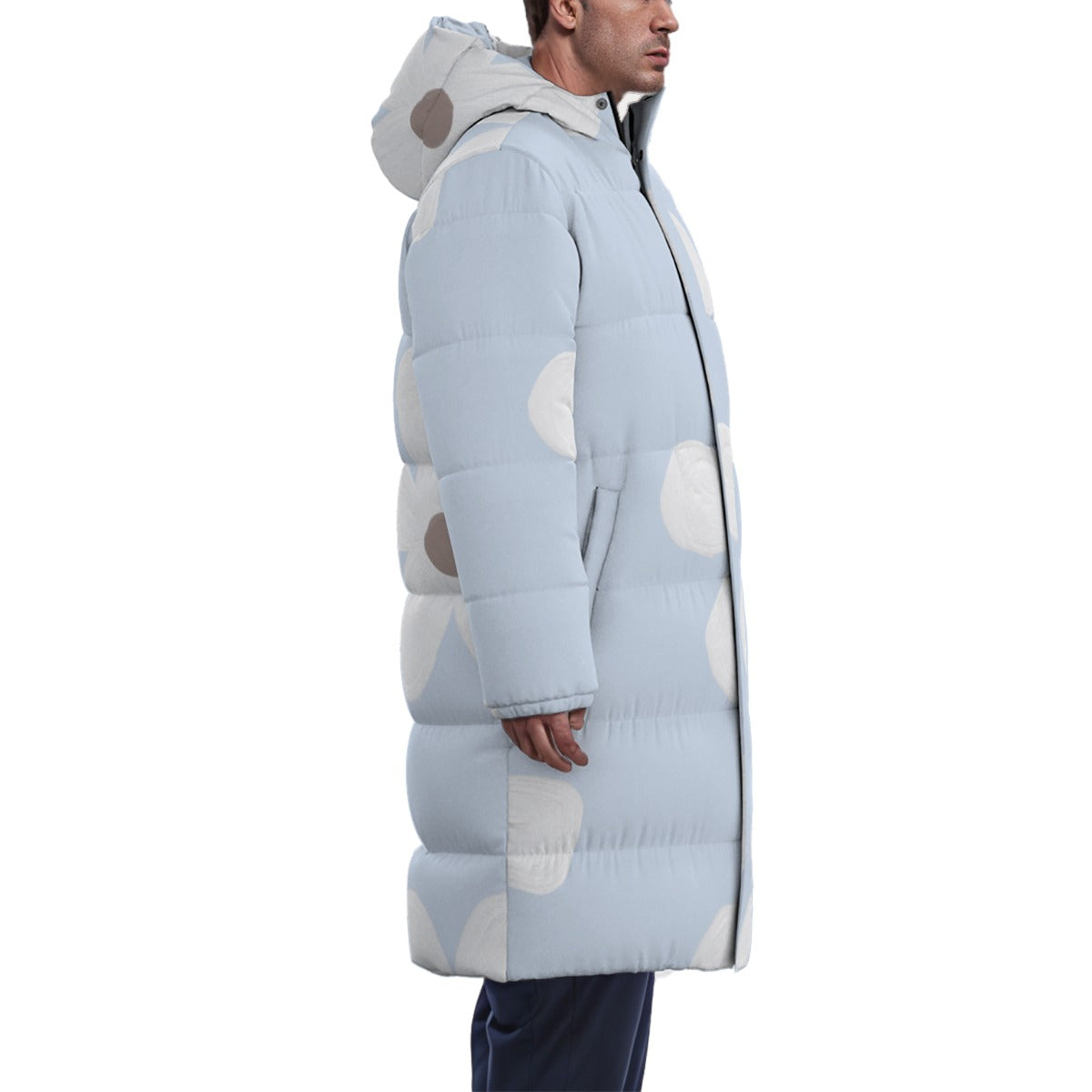 Unisex Long Down Jacket