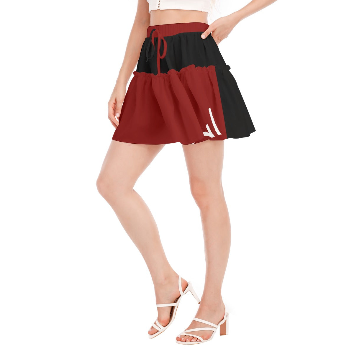 Women's Ruffled Mini Skirt