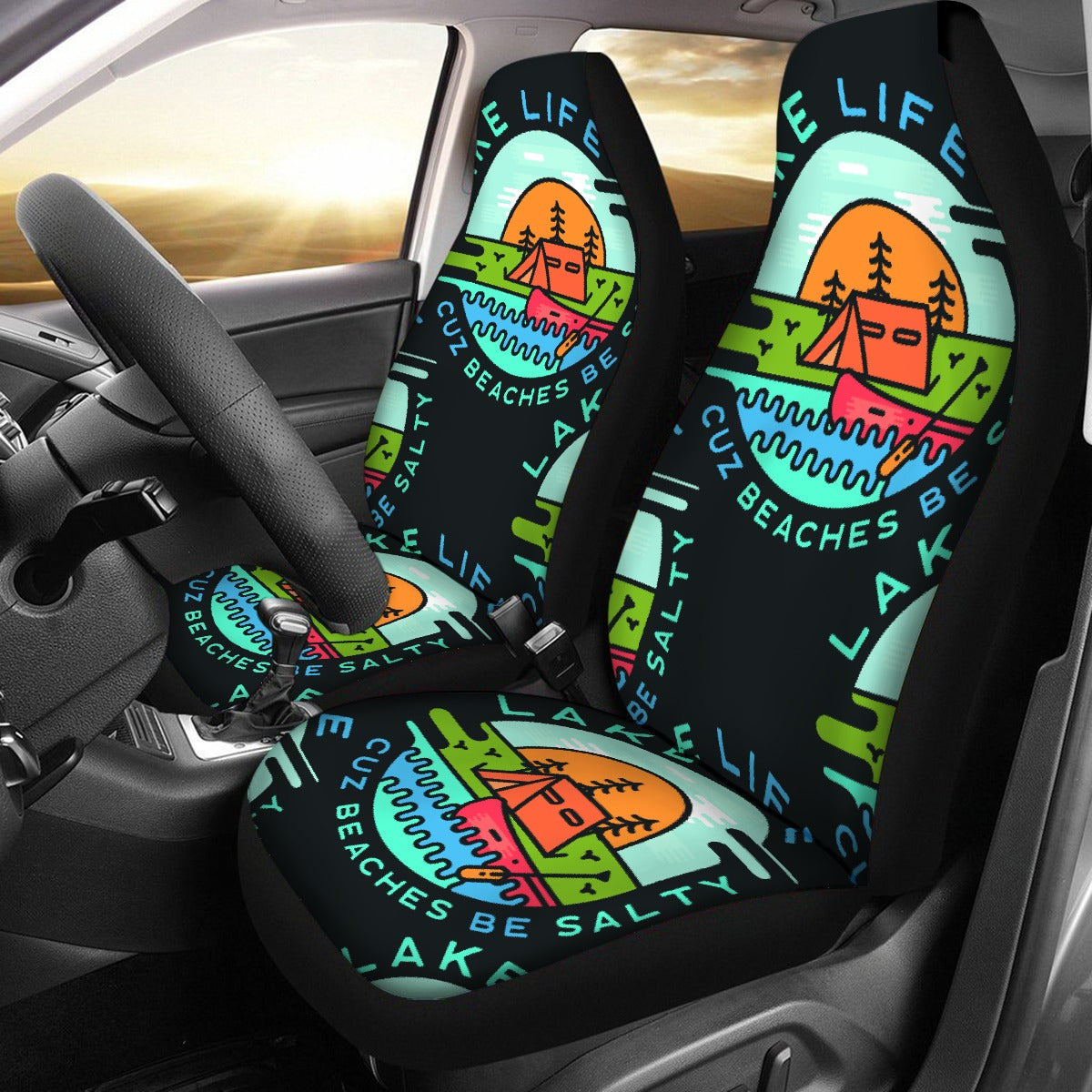 Universal Car Seat Cover With Thickened Back