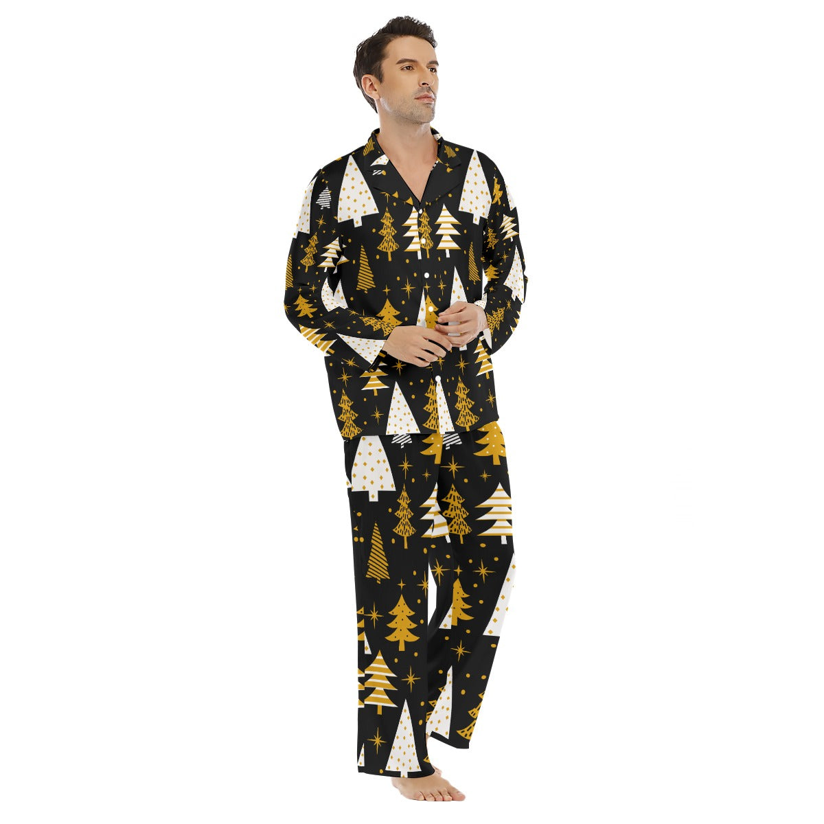 Men's Lapel Pajama Set