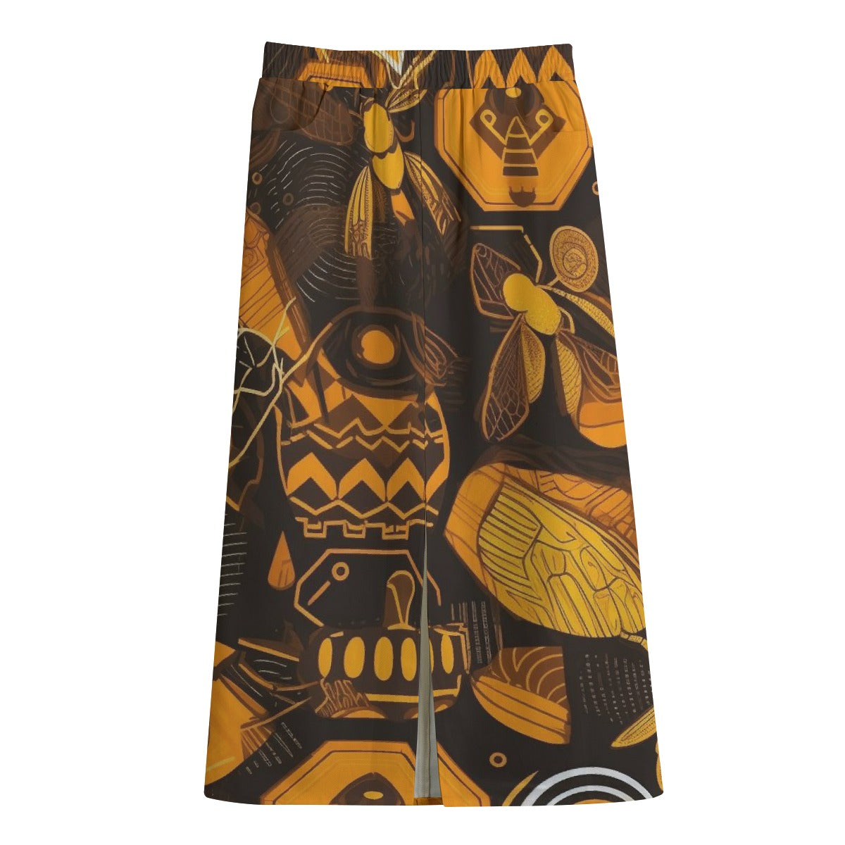 Women's Front Mid-slit Skirt | 245GSM Cotton