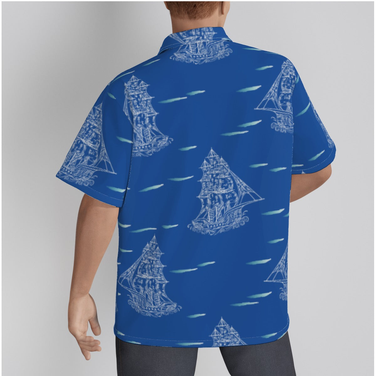 Hawaiian Shirt With Button Closure