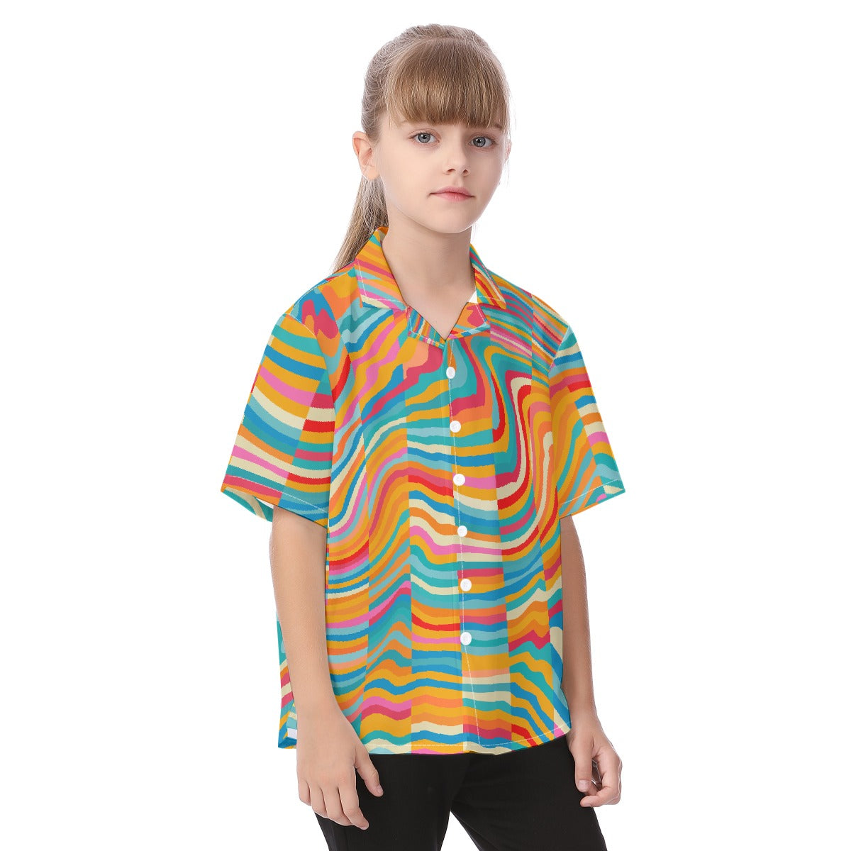 Kid's Hawaiian Vacation Shirt | 115GSM Cotton poplin