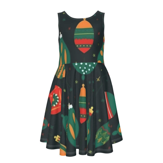 Kid's Sleeveless Vest Dress