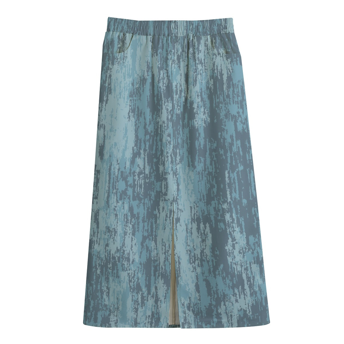 Women's Front Mid-slit Skirt | 245GSM Cotton