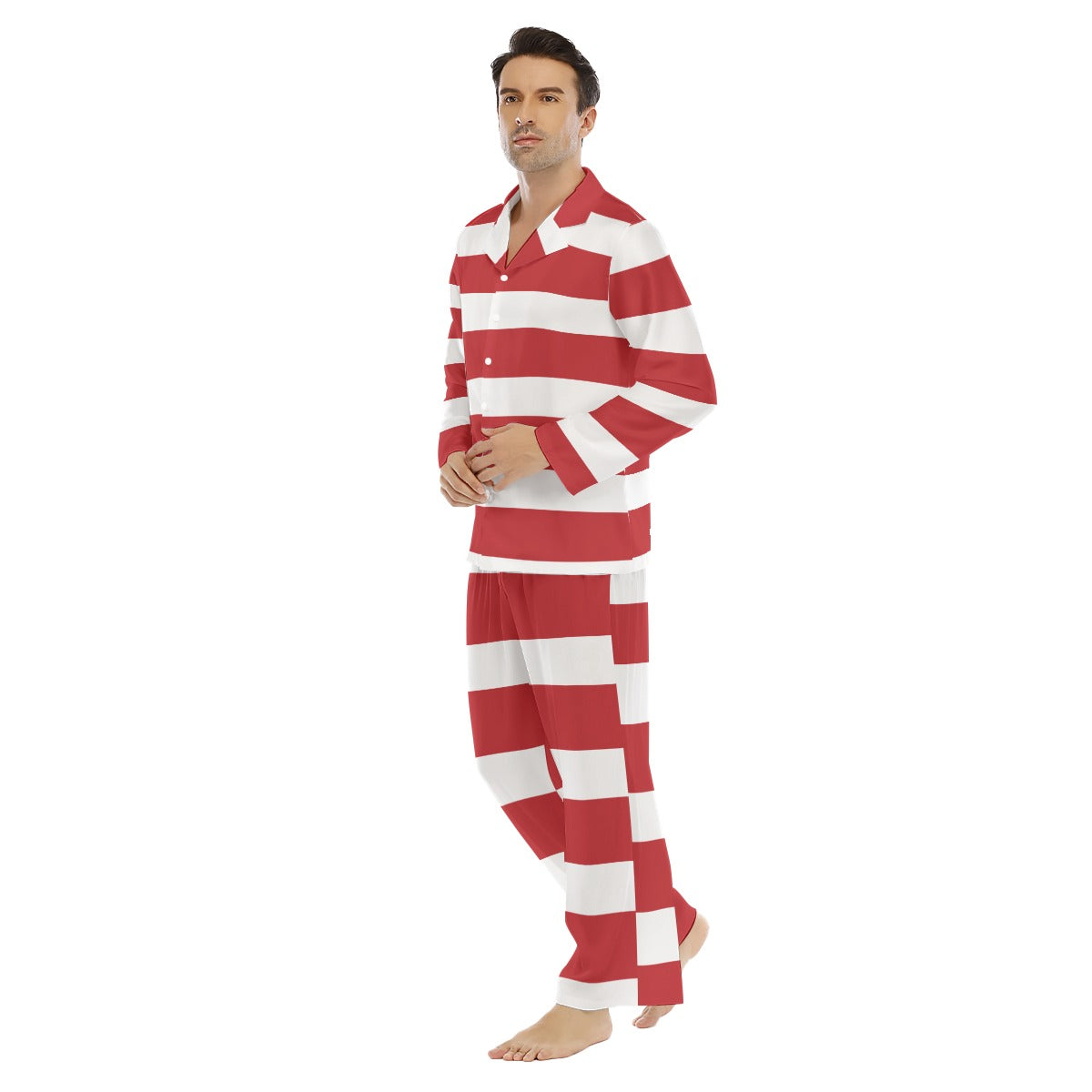 Men's Lapel Pajama Set