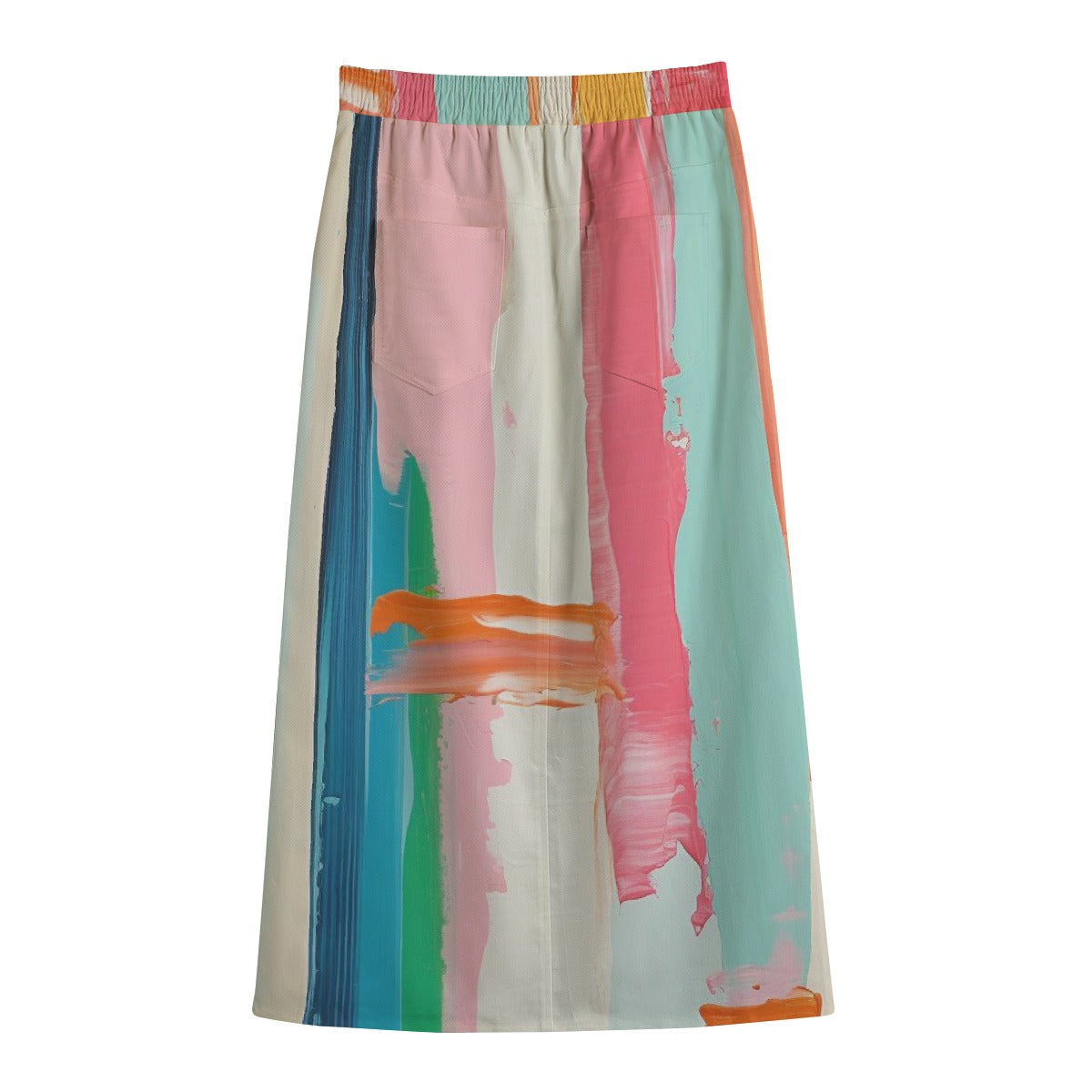 Women's Front Mid-slit Skirt | 245GSM Cotton