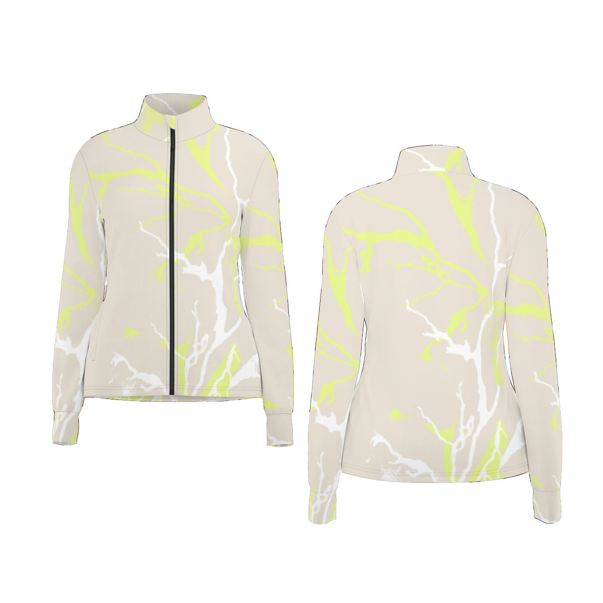 All-Over Print Women's Long Sleeve Thumbhole Jacket