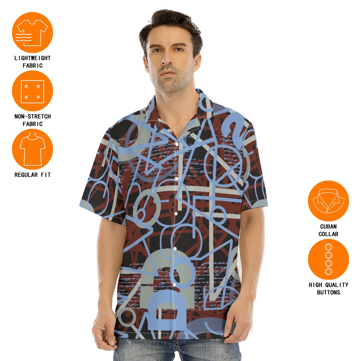 Hawaiian Shirt With Button Closure