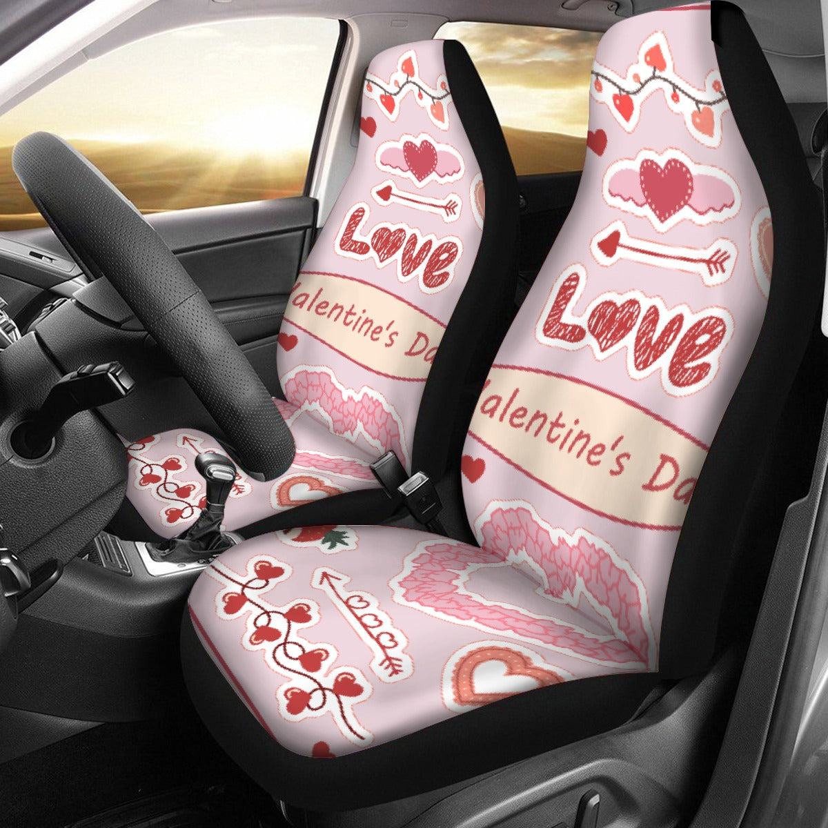 Universal Car Seat Cover With Thickened Back