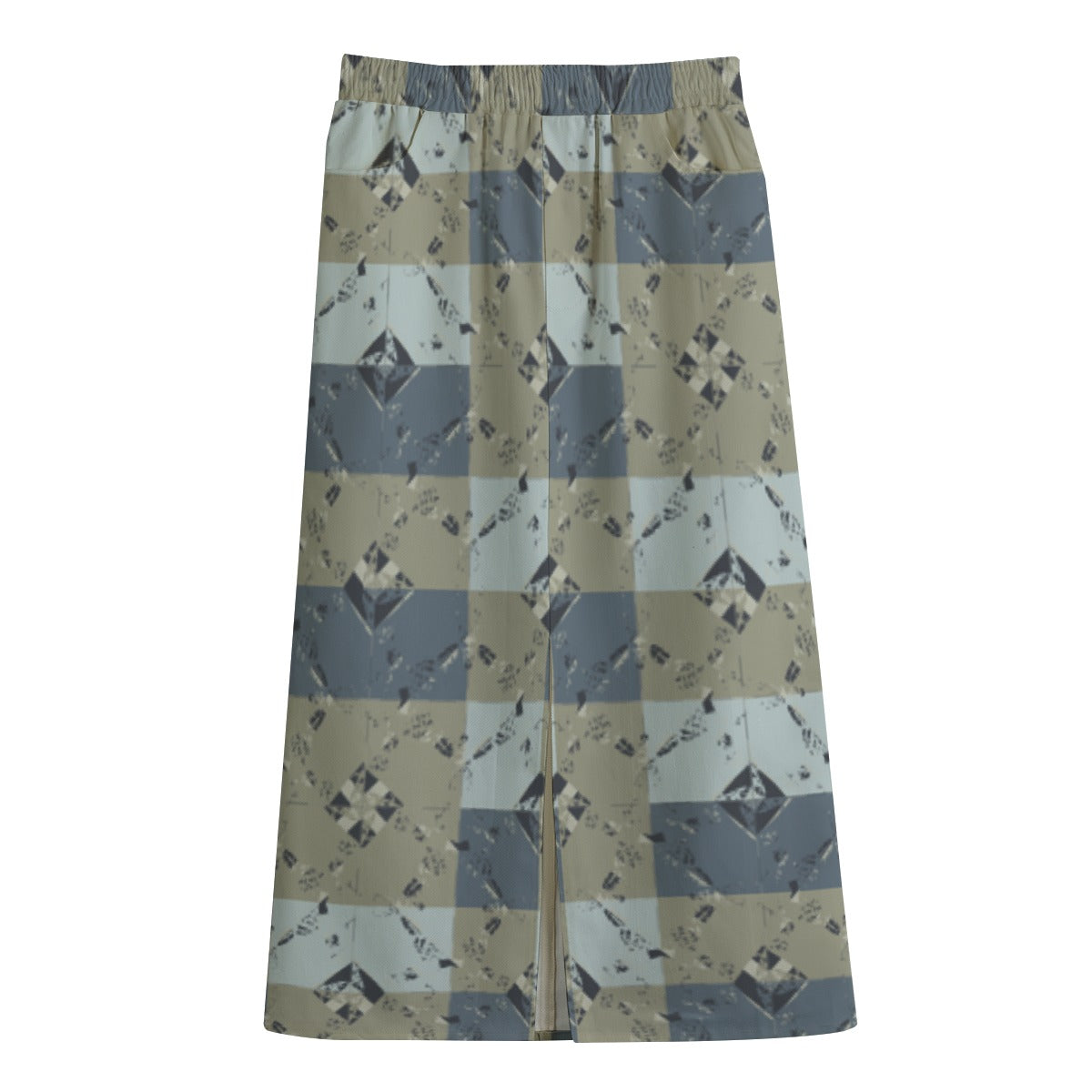 Women's Front Mid-slit Skirt | 245GSM Cotton