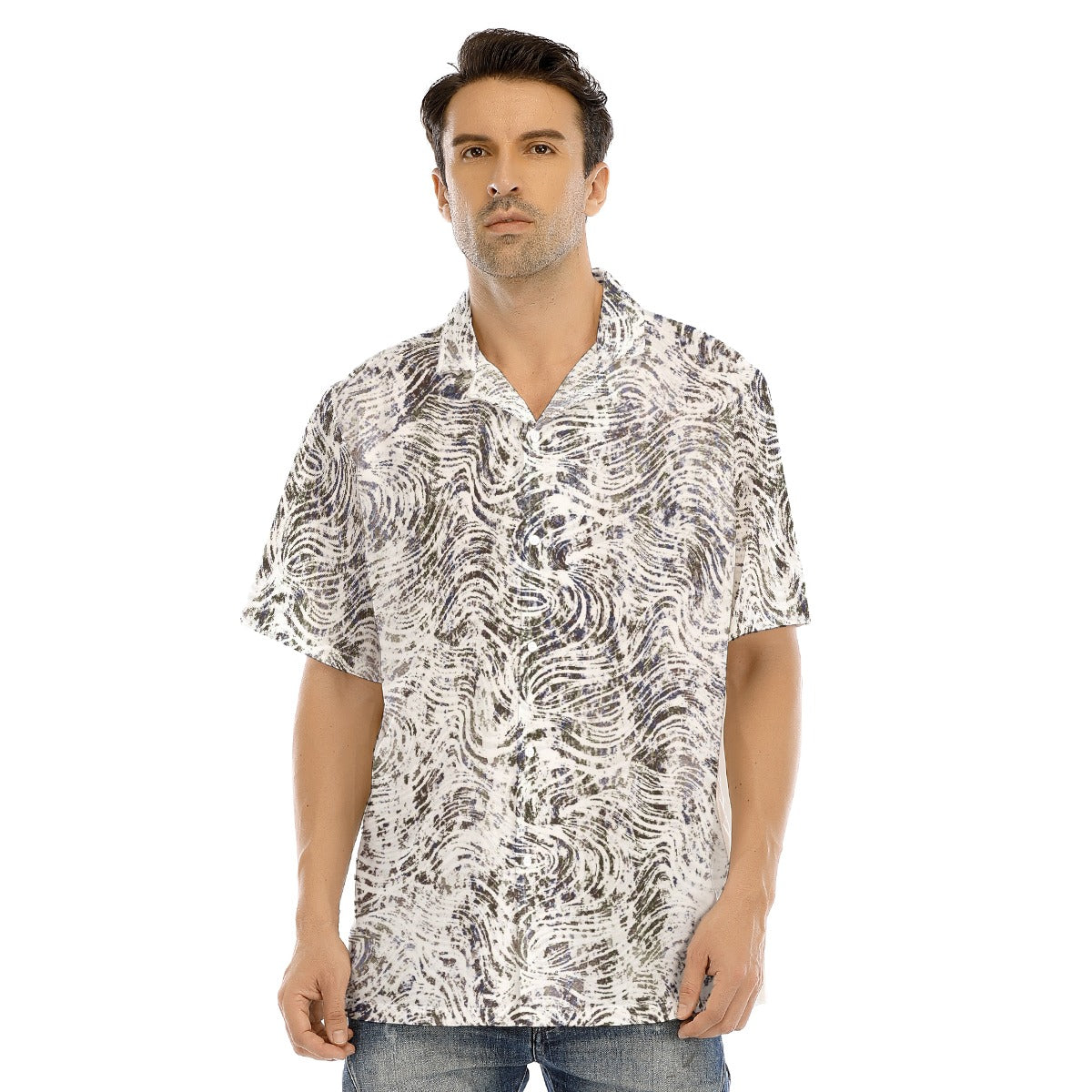 Hawaiian Shirt With Button Closure