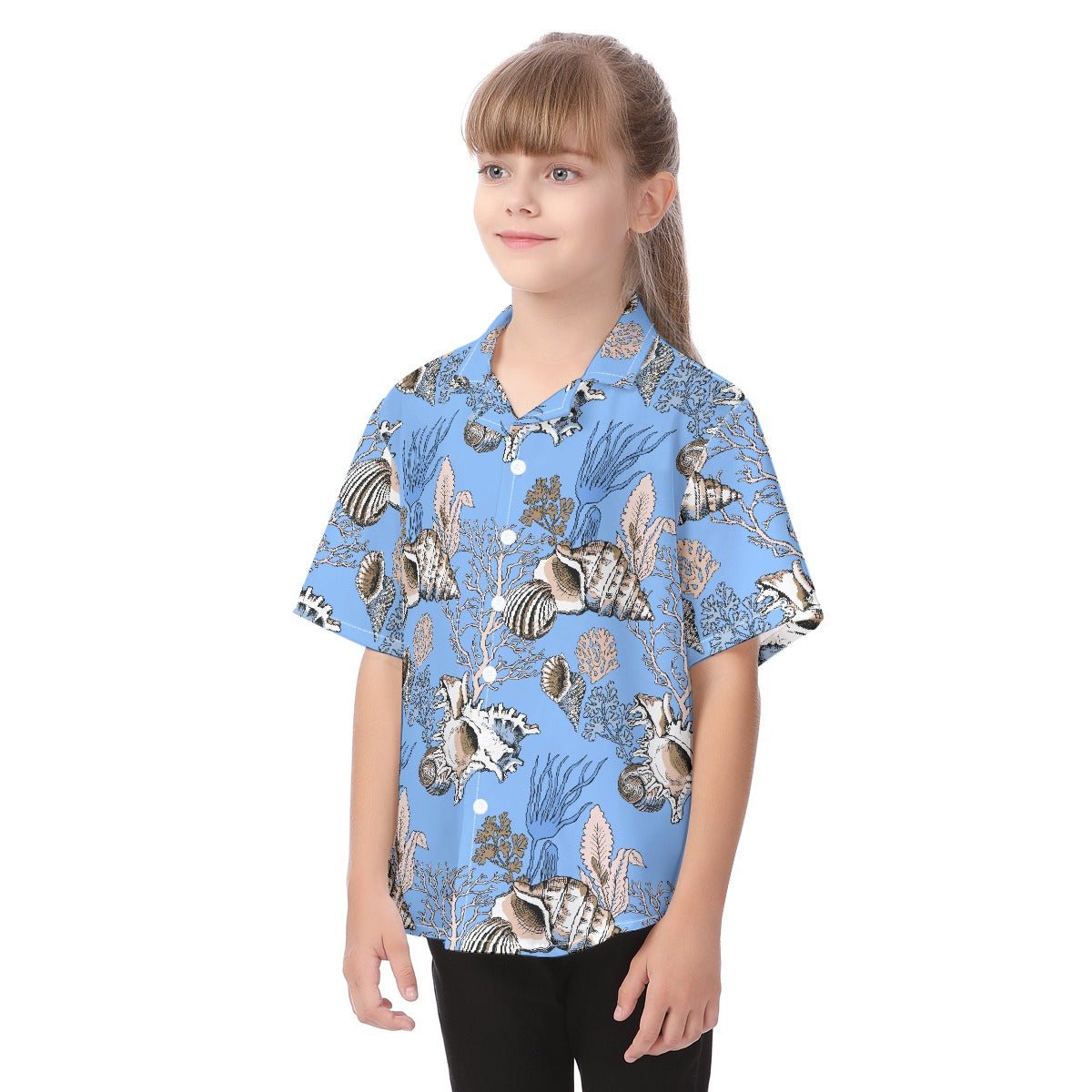 Kid's Hawaiian Vacation Shirt | 115GSM Cotton poplin