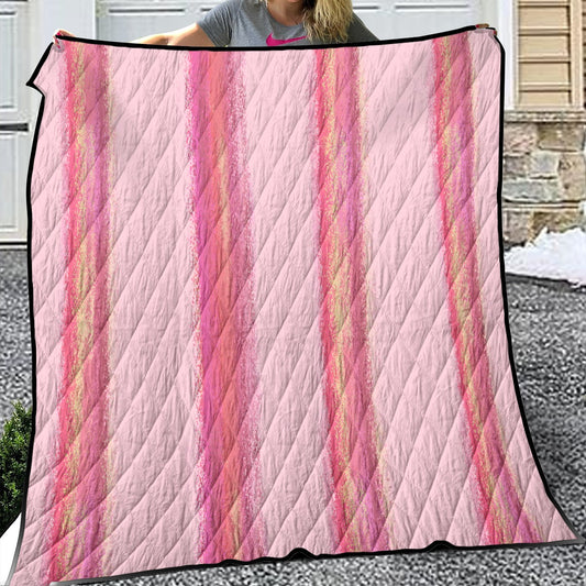 Lightweight & Breathable Quilt With Edge-wrapping Strips