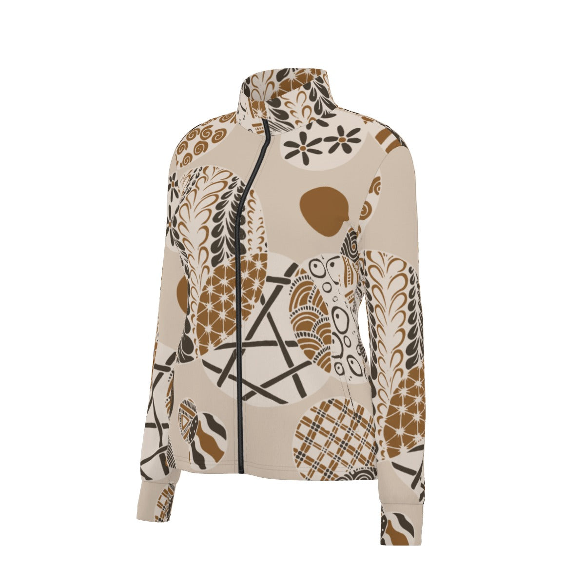 All-Over Print Women's Long Sleeve Thumbhole Jacket