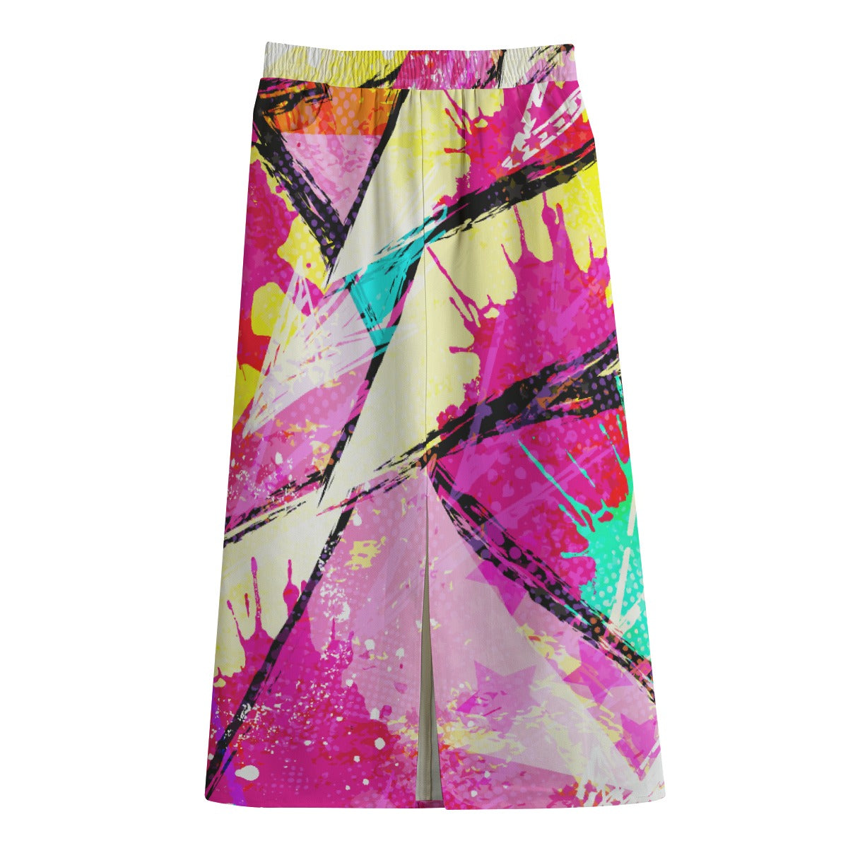 Women's Front Mid-slit Skirt | 245GSM Cotton