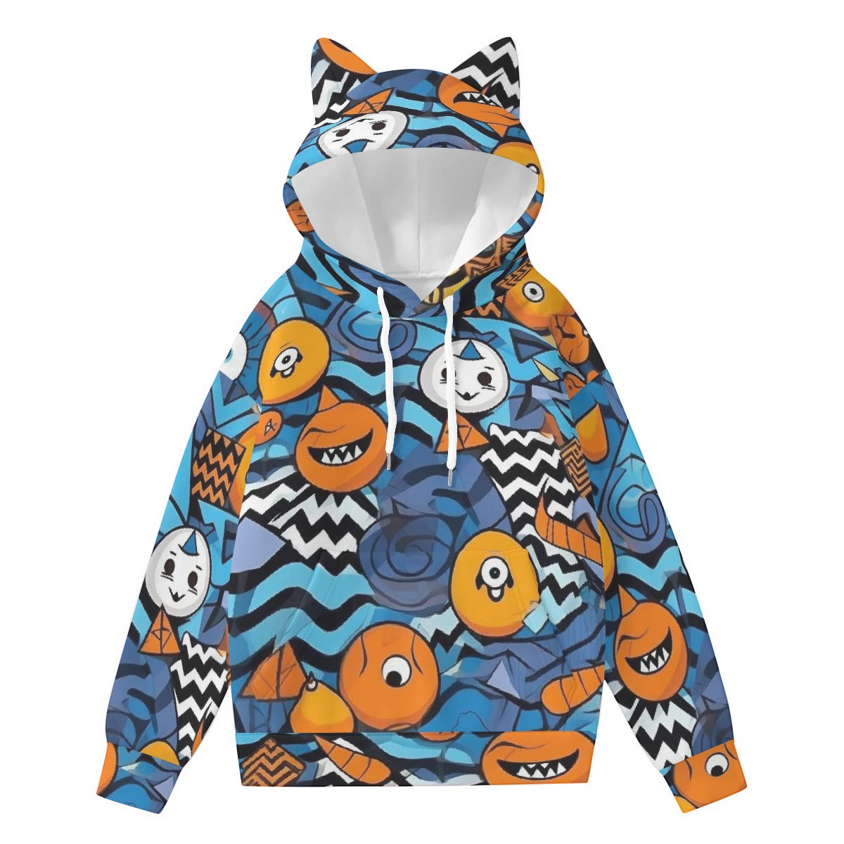 Women’s Hoodie With Decorative Ears