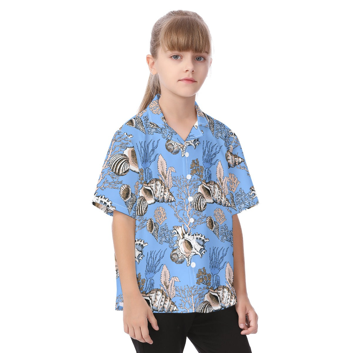 Kid's Hawaiian Vacation Shirt | 115GSM Cotton poplin