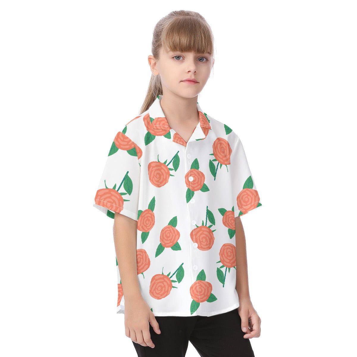 Kid's Hawaiian Vacation Shirt | 115GSM Cotton poplin