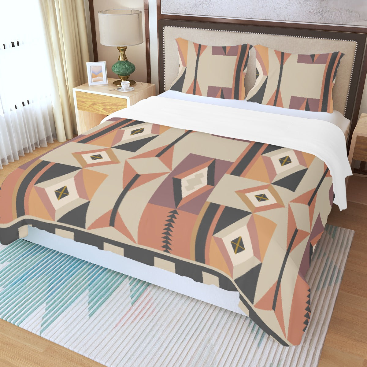 Three Piece Duvet Cover Set