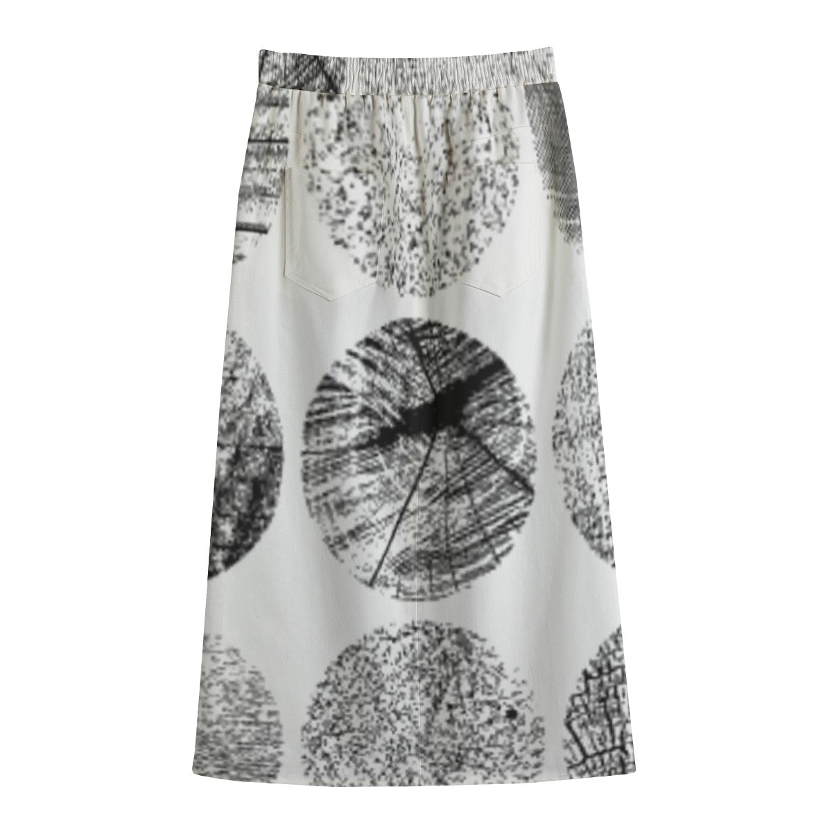 Women's Front Mid-slit Skirt | 245GSM Cotton