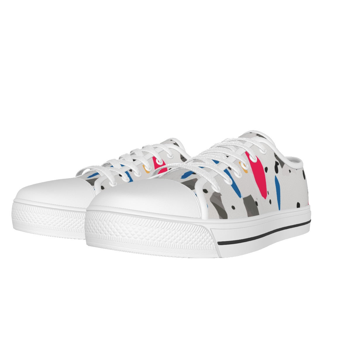 Women's White Sole Canvas Shoes