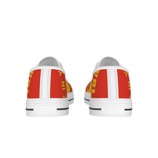 Women's White Sole Canvas Shoes