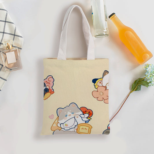 Double-Sided Printed Canvas Bag