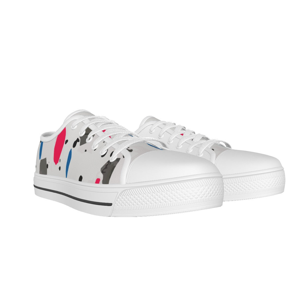 Women's White Sole Canvas Shoes