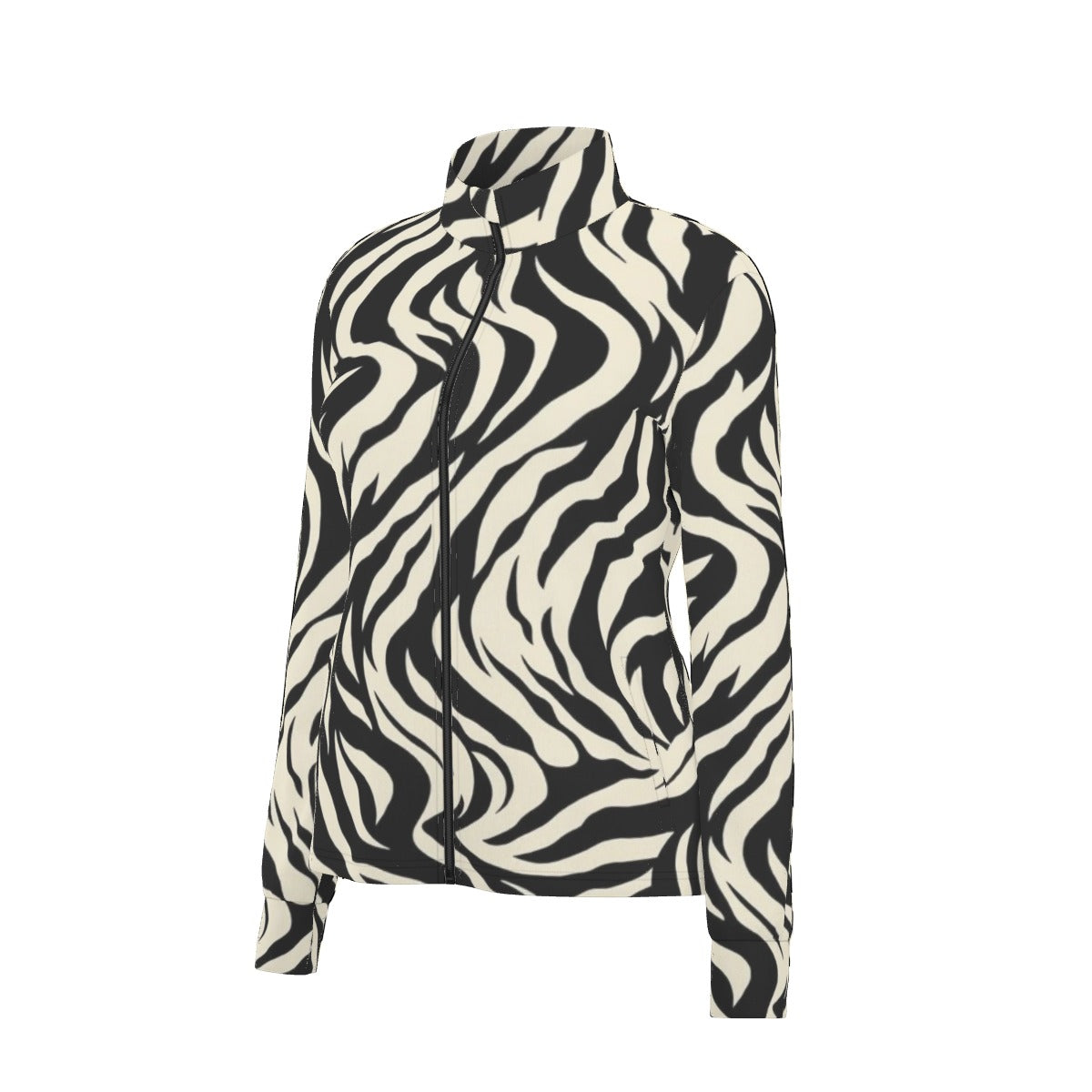 All-Over Print Women's Long Sleeve Thumbhole Jacket