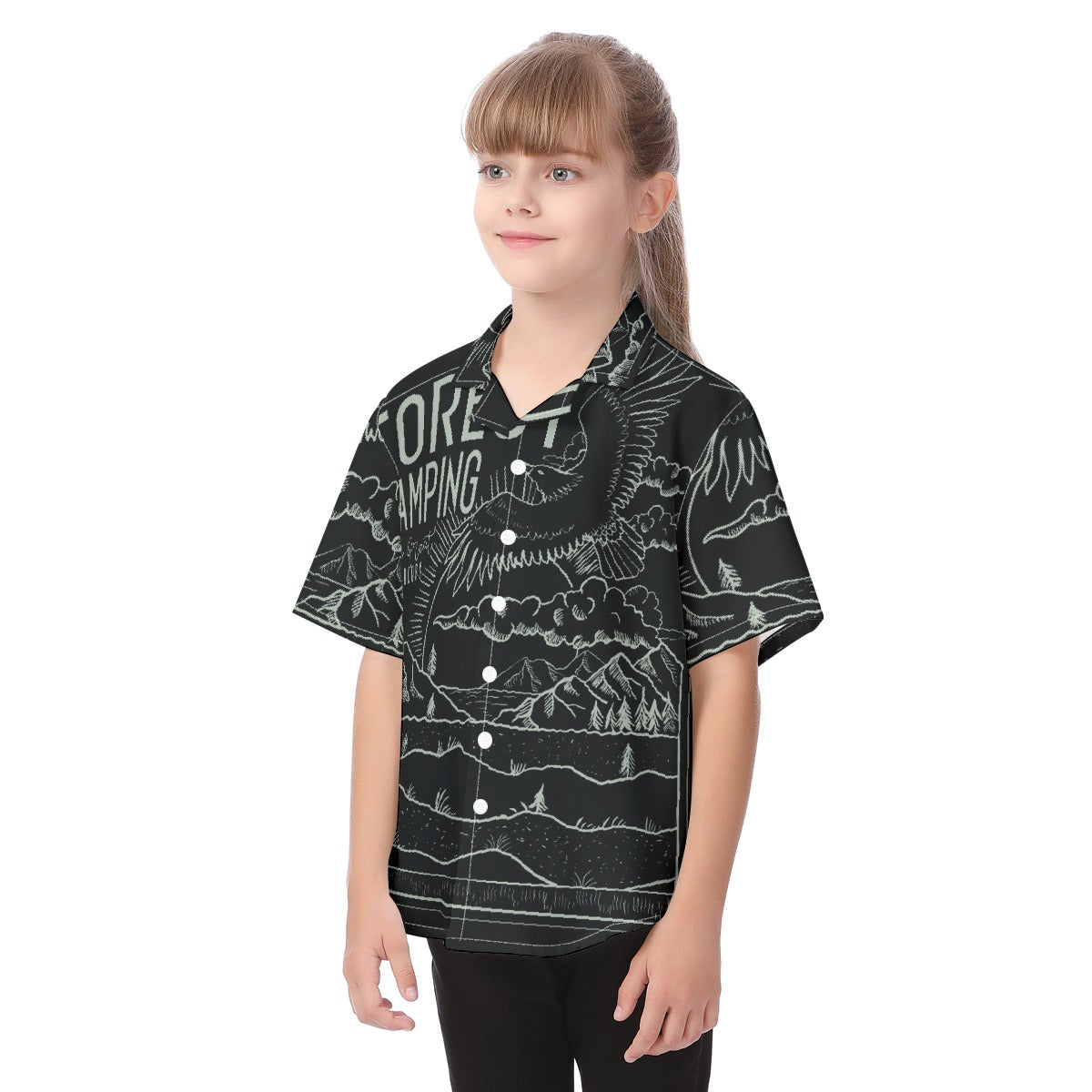 Kid's Hawaiian Vacation Shirt | 115GSM Cotton poplin