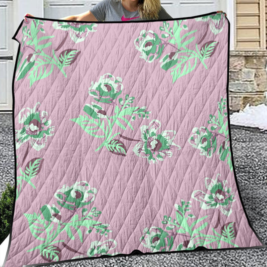 Lightweight & Breathable Quilt With Edge-wrapping Strips