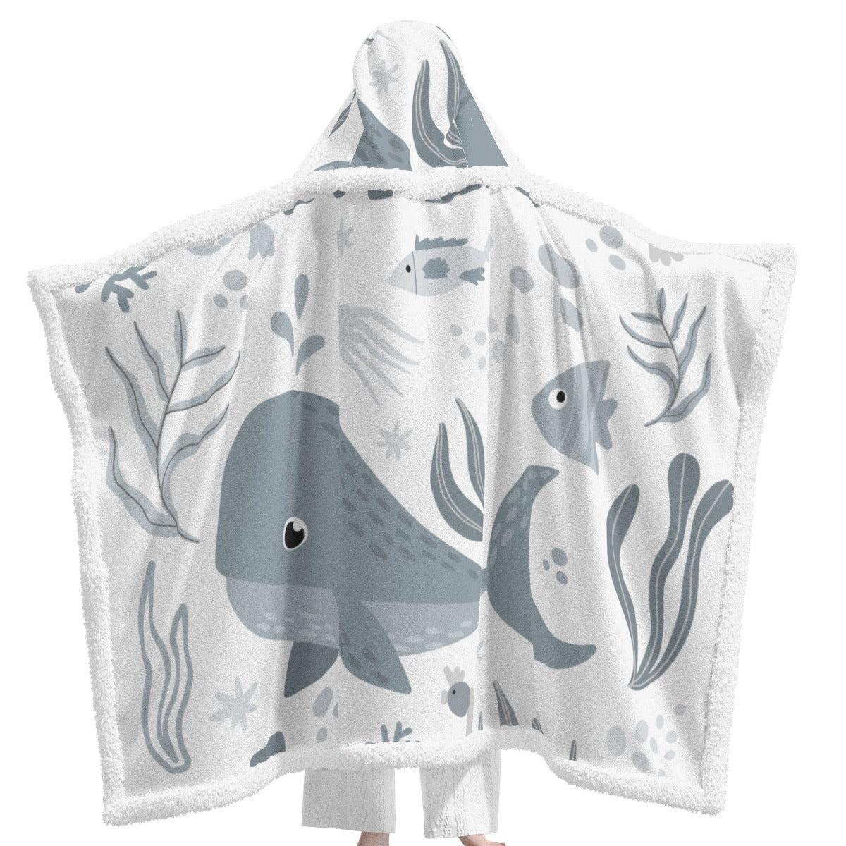 Unisex Wearable Hooded Blanket