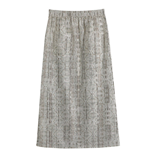 Women's Front Mid-slit Skirt | 245GSM Cotton