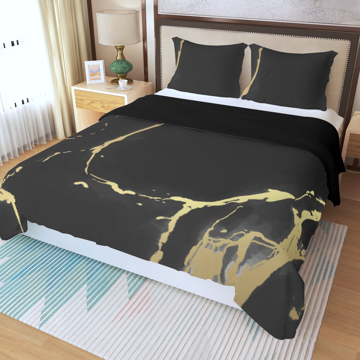 Three Piece Duvet Cover Set