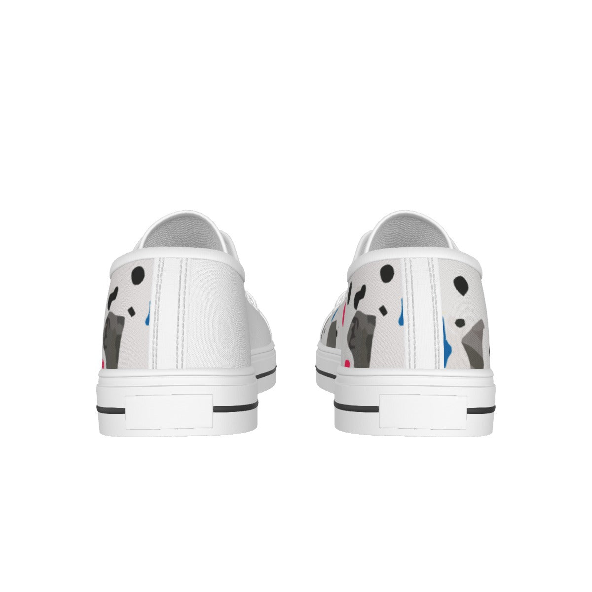 Women's White Sole Canvas Shoes