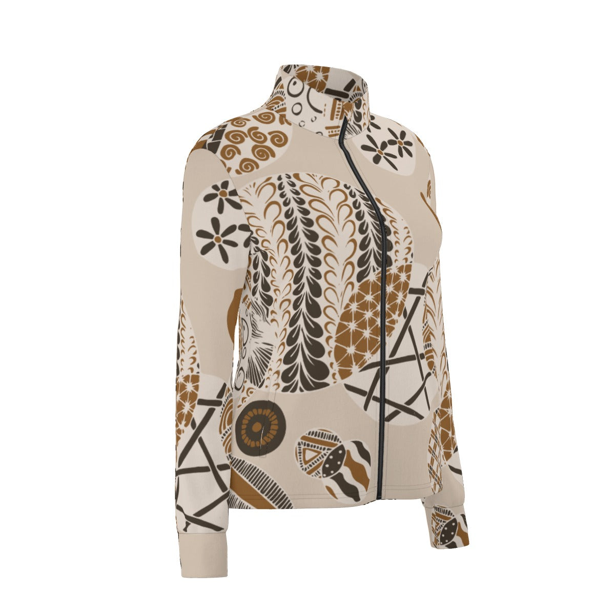 All-Over Print Women's Long Sleeve Thumbhole Jacket