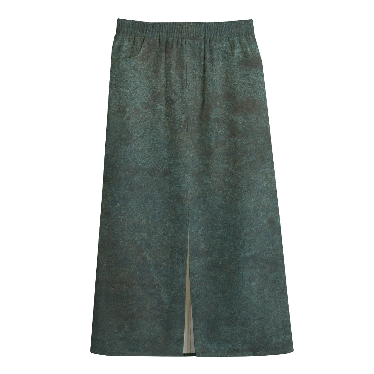 Women's Front Mid-slit Skirt | 245GSM Cotton