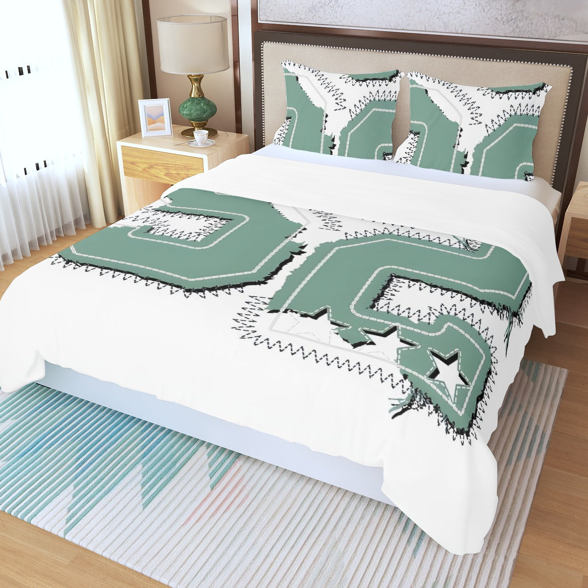 Three Piece Duvet Cover Set