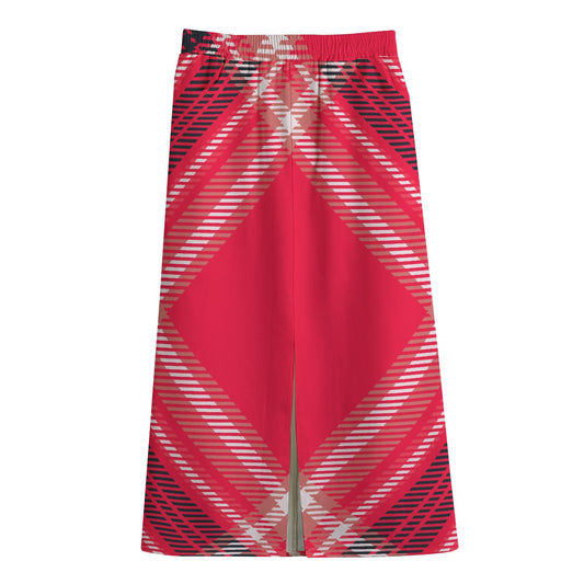 Women's Front Mid-slit Skirt | 245GSM Cotton