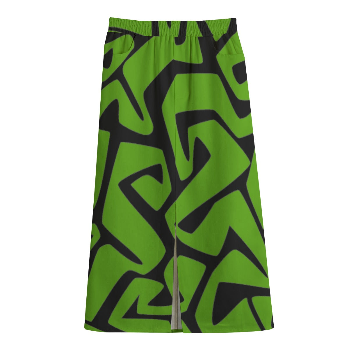 Women's Front Mid-slit Skirt | 245GSM Cotton