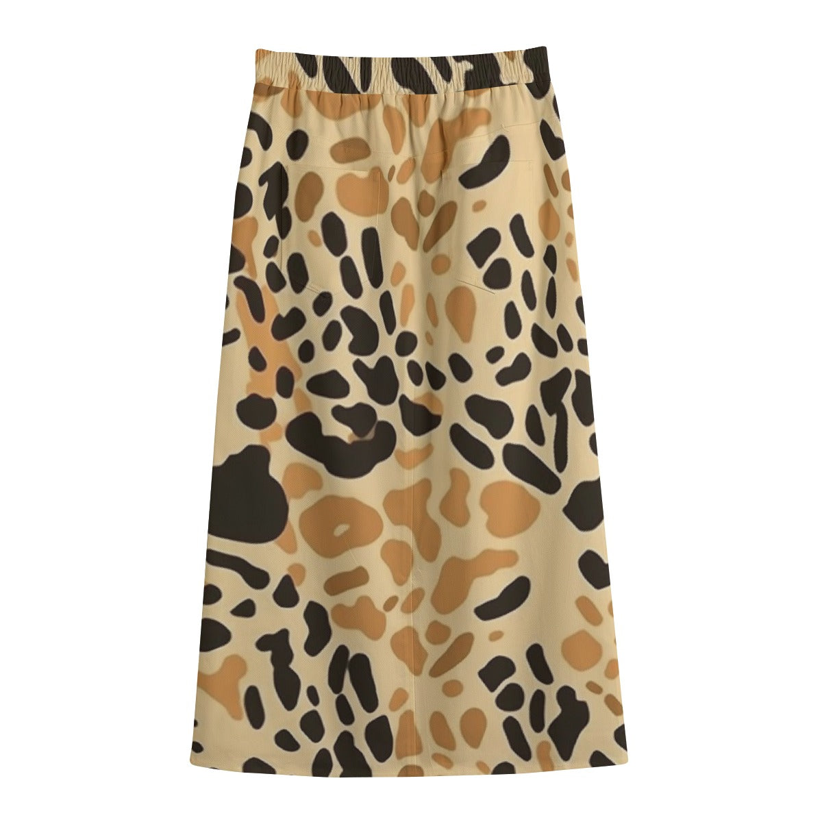 Women's Front Mid-slit Skirt | 245GSM Cotton