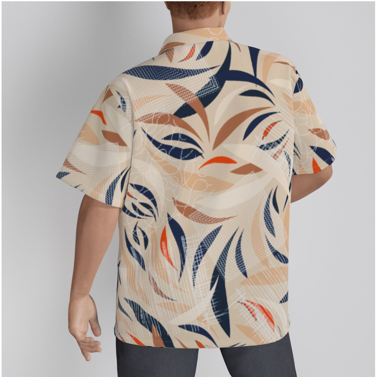 Hawaiian Shirt With Button Closure