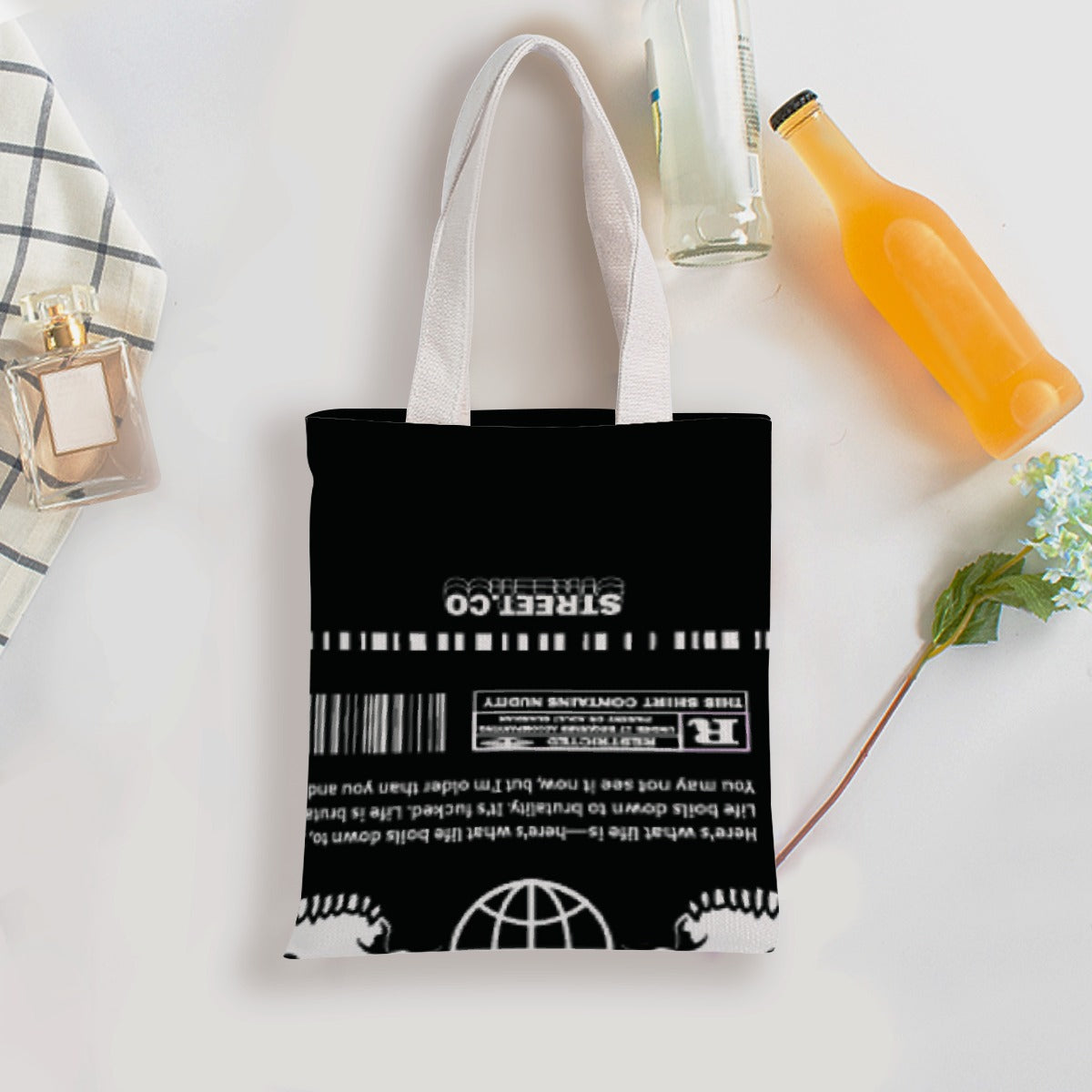 Double-Sided Printed Canvas Bag