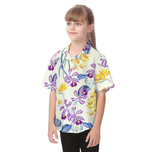 Kid's Hawaiian Vacation Shirt | 115GSM Cotton poplin