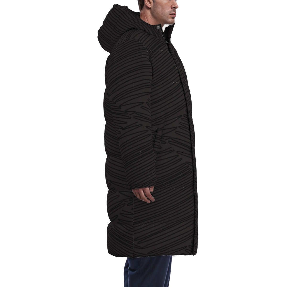 Unisex Long Down Jacket