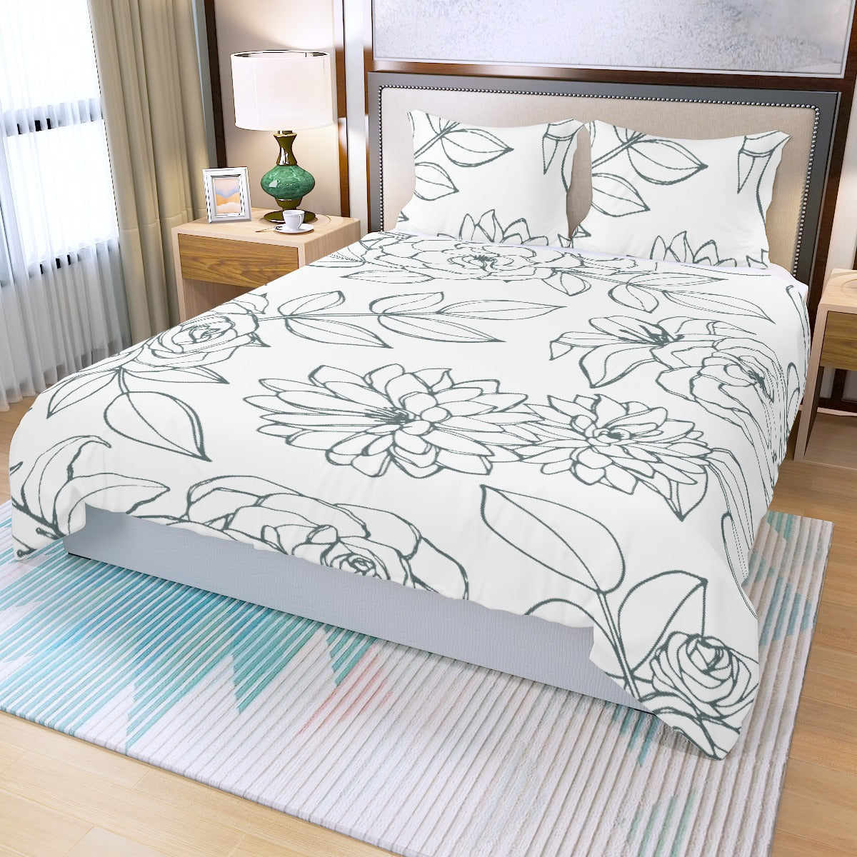 Three Piece Duvet Cover Set