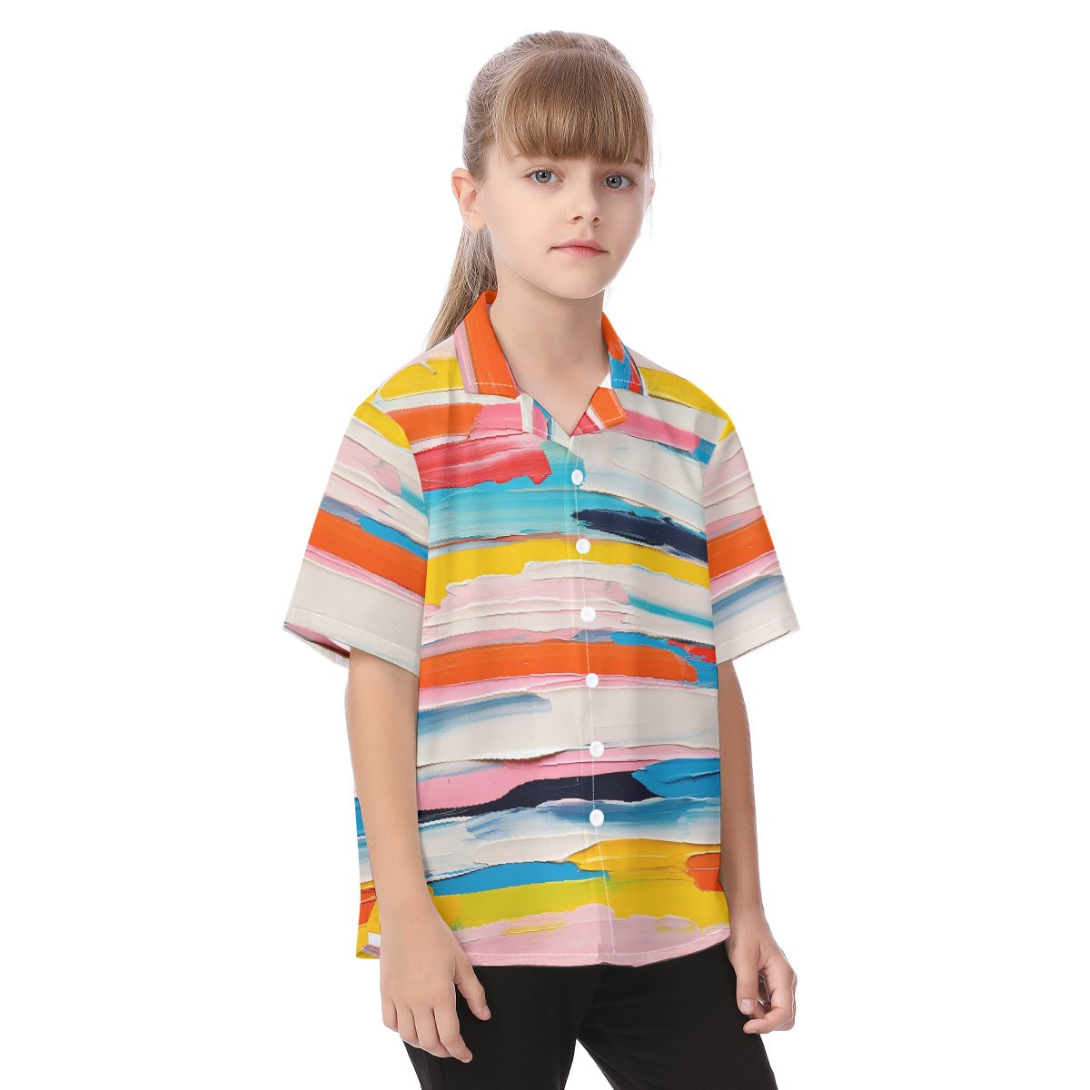 Kid's Hawaiian Vacation Shirt | 115GSM Cotton poplin