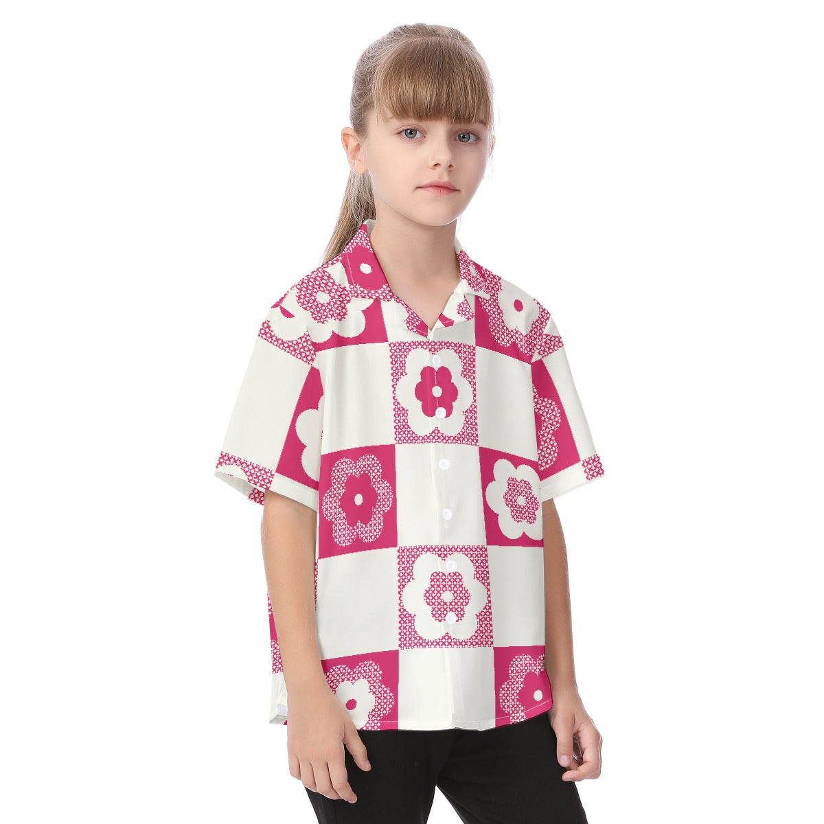 Kid's Hawaiian Vacation Shirt | 115GSM Cotton poplin